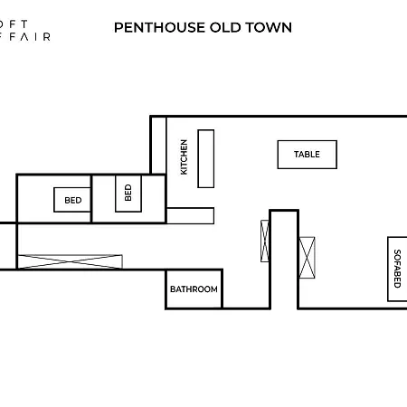 Penthouse Old Town By Loft Affair